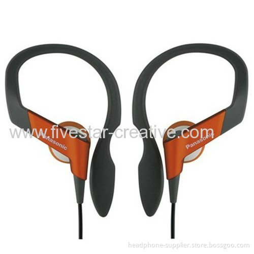 Panasonic Rp-hs33 Clip On Sport Earphone In Orange